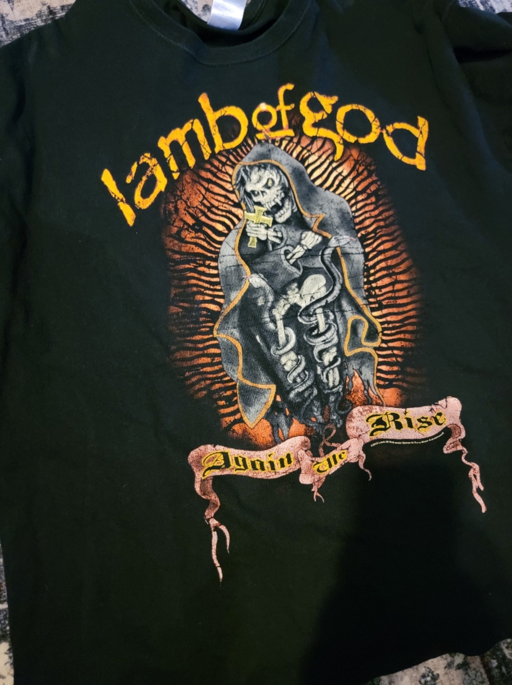 Lamb Of God 2013 Again We Rise Tshirt XL